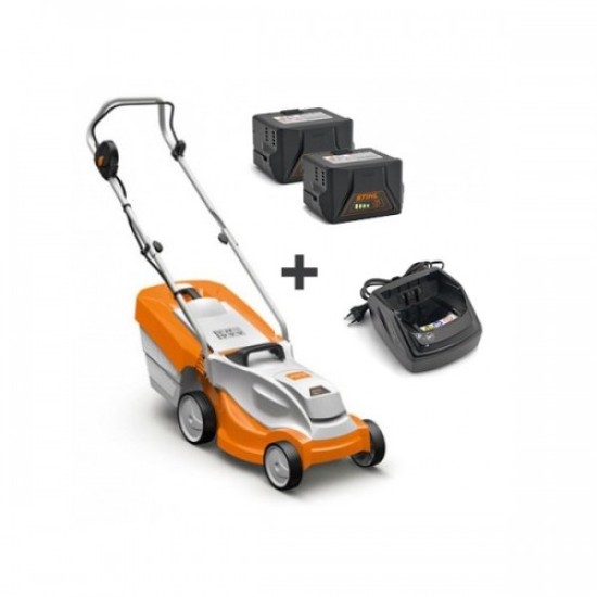 Акумулаторна косачка STIHL RMA 235 + две батерии и зарядно